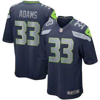 mens nike jamal adams college navy seattle seahawks game je